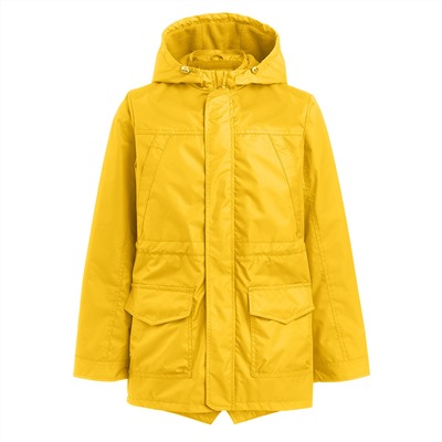 Желтая куртка-парка 2-3