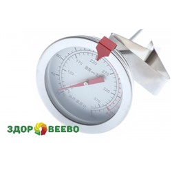 Механический кухонный термометр от +20 до +200°С, циферблат D52 мм, длина щупа 250 мм Артикул: 1581