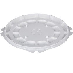 Контейнер для торта Т-218ДШ, круглый, цвет белый, размер 22,4 х 22,4 х 1,1 см