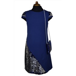 Платье Wecan 19026 Синий