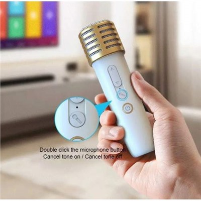 Bluetooth-Колонка Q21 для караоке, домашнего кинотеатра 2 микрофона