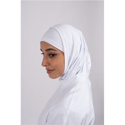 Арт. 19002 Комплект хиджаб с шапочкой. Цвет белый.