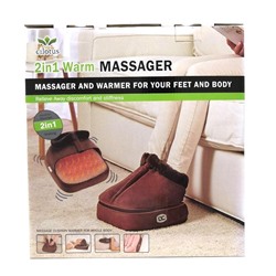 Тепловой массажёр для ног 2 in 1 Warm Massager