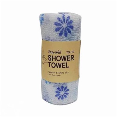 Easy-Well TS-30 Shower Towel Мочалка для душа оригинальной вязке из гофрированного волокна