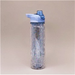 Спортивная бутылка "Sequins", blue (520ml)
