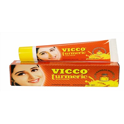 TURMERIC Cream Vicco (Викко Турмерик крем с куркумой и маслом сандала), 30 г.
