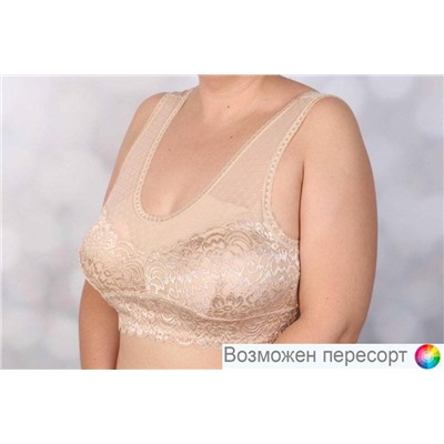 арт. 1249323 Бюстгальтер-топ женский (one size 48-54)