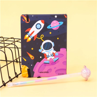 Блокнот(A6) "Astronaut with rocket"