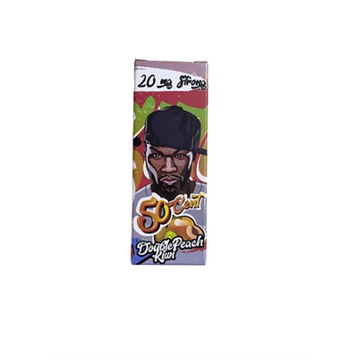 50 CENT жидкость для заправки 20mg Double peach kiwi