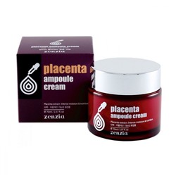 Zenzia Placenta Ampoule Cream 70 ml Крем для лица с фитоплацентой соевых бобов