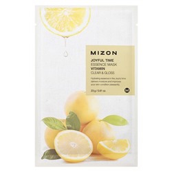 Mizon Joyful Time Essence Mask Vitamin C 23 г Тканевая маска для лица с витамином С