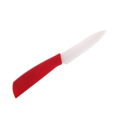 Нож 13см керамический кухонный, "Сибирская посуда", Красный, SP-202-R