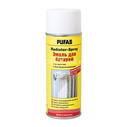 Эмаль аэрозоль для батарей Pufas Radiator-Spray