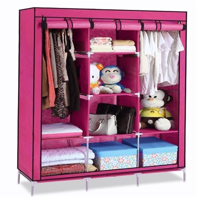 Складной каркасный тканевый шкаф Storage Wardrobe