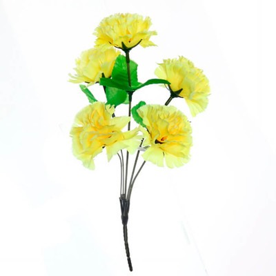 Букет искусственных цветов гвоздика 35 см е74