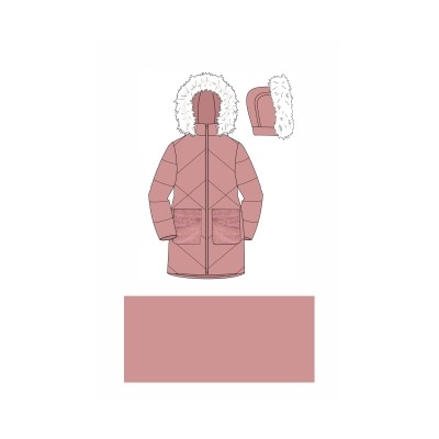 Утепленное пальто для девочки Арт. S0020G1