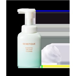 Очищающая увлажняющая пенка с биогиалуроновой кислотой и растительными экстрактами Shiseido BENEFIQUE Essential One Step Cleanse