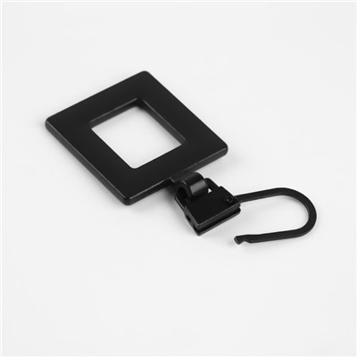 Пуллер для молнии, металлический, 4,2 × 2 см, 5 шт, цвет чёрный