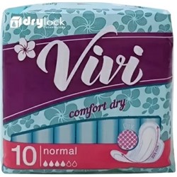 VIVI Прокладки женские гигиенические COMFORT NORMAL DRY 10 шт.