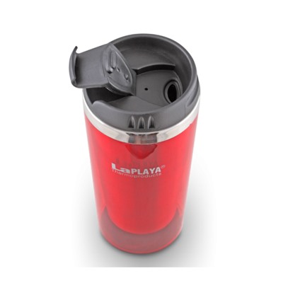 Кружка-термос нержавеющая сталь LaPlaya Vacuum Travel Mug 0,4 L White 560058