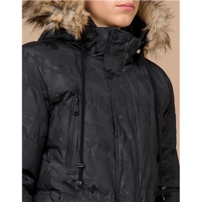 Дизайнерская оригинальная куртка темно-серая Braggart "Youth" молодежная модель 25110-1