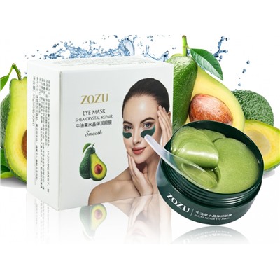 Гидрогелевые патчи для глаз с Авокадо Zozu Eye Mask Avocado Crystal 60шт