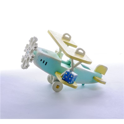 Елочная игрушка, сувенир - Самолет Биплан 56GG64-25804