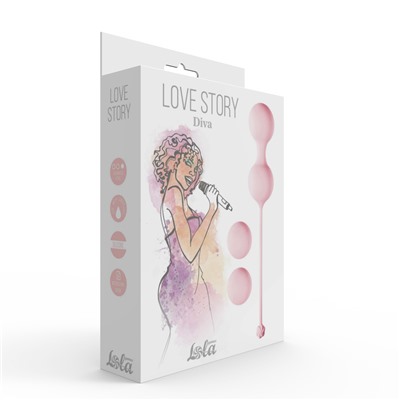 Набор вагинальных шариков Love Story Diva Tea Rose 3012-01lola