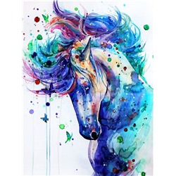 Алмазная мозаика картина стразами Лошадь, 40х50 см