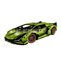 Конструктор Спорткар Lamborghini Sián 3696 дет. Р/У 6044, 6044