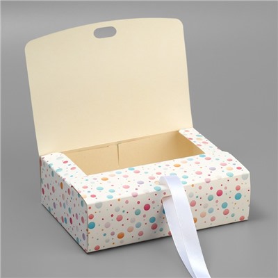 Складная коробка подарочная «Подарочек», 16.5 х 12.5 х 5 см