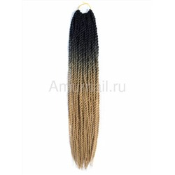 Сенегальские косы 60 см Черно-Русый Y70