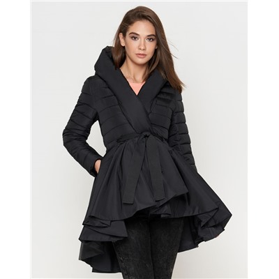 Комфортная куртка женская Braggart "Youth" черного цвета модель 25755