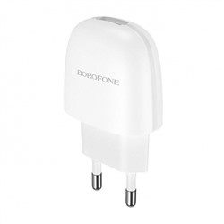 Зарядное устройство Borofone BA49A, 2.1А USB, белое