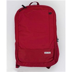 Красный рюкзак с плотной спинкой