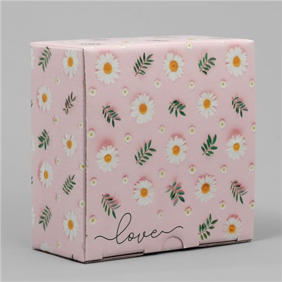 Коробка складная «Love», 15 х 15 х 7 см