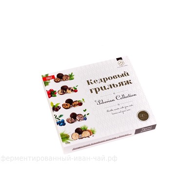 Кедровый грильяж Siberian Collection в натуральном шоколаде, 120 г