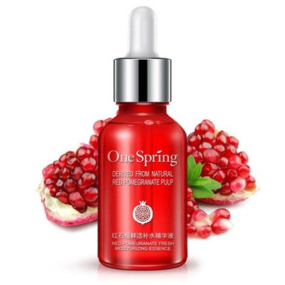 Сыворотка для лица с гранатом и гиалуроновой кислотой One Spring Red Pomegranate Fresh Moisturizing Essence 15 ml