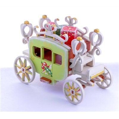 Елочная игрушка, сувенир - Карета крытая 360-5