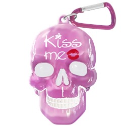 Брелок для ключей в виде черепа "Kiss Me"