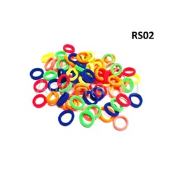 Резиночки для волос RS-Series (80 штук в коробочке) RS02