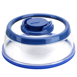 Вакуумная крышка Vacuum Food Sealer 25см синяя