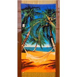 Пляжное полотенце «Пальмовый пляж» 140х70 см