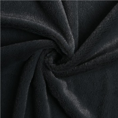 Лоскут для рукоделия, 50х50 см, мех, цвет тёмно-серый