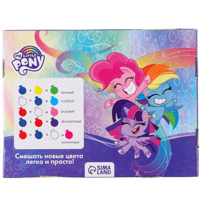 Гуашь 12 цветов по 20 мл "Пони", My Little Pony