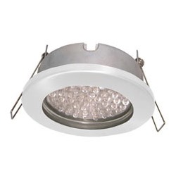Каталог светотехники, Ecola GX53-H9 IP65 белый Светильник влагозащищенный