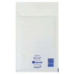 Крафт-конверт с воздушно-пузырьковой плёнкой Mail Lite, 15х21 см, White