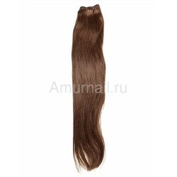 Натуральные волосы на трессе №29 Медный 55 см