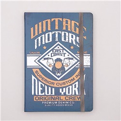 Блокнот(A5) "Motors New York", blue