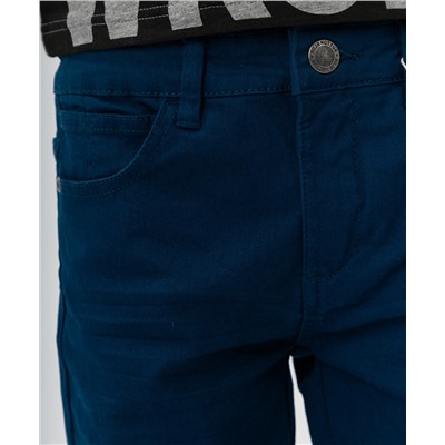 Темно-синие твиловые брюки